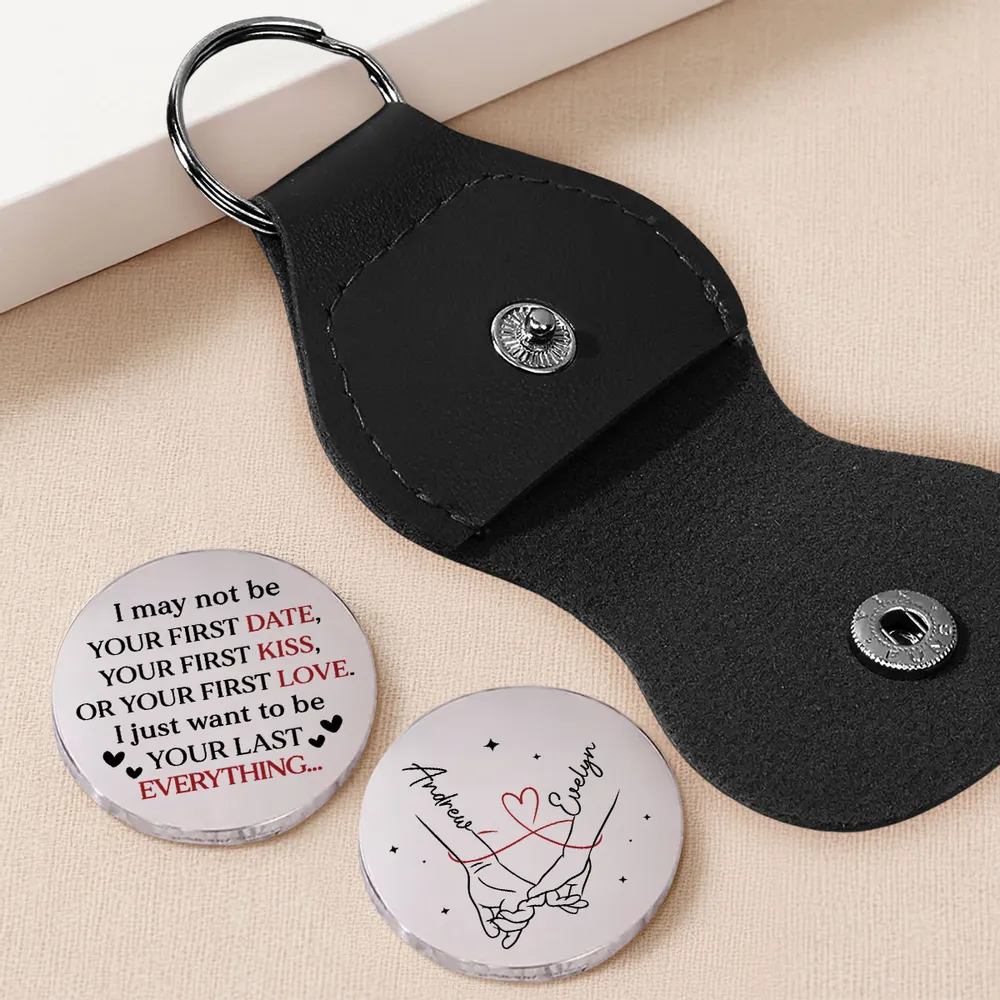 Personalized Pocket Hug Token With Love Quote, Unique Romantic Gift For Couples
