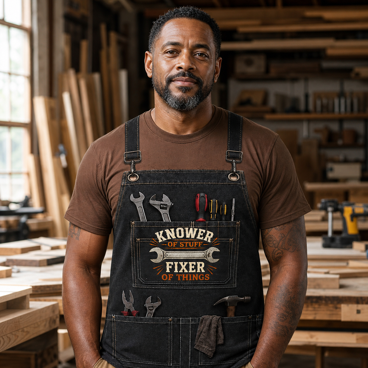 Personalized Printed Classic Tee,  Unique Gift for a Handyman or DIY Lover