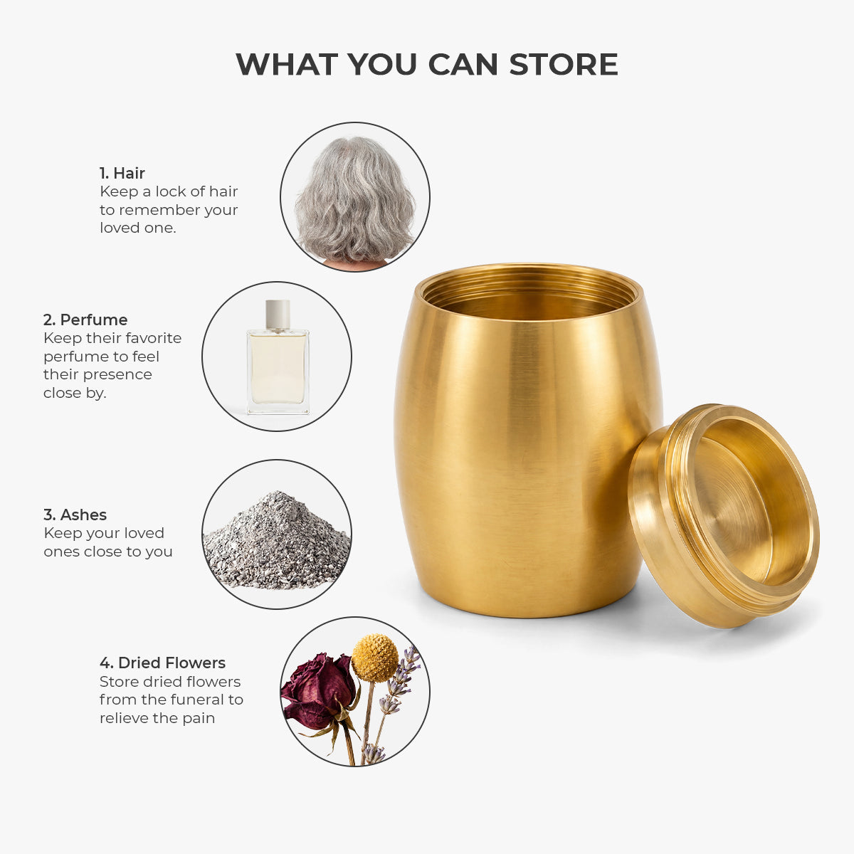 I'm Always With You Mini Urn - Personalized Memorial Gifts