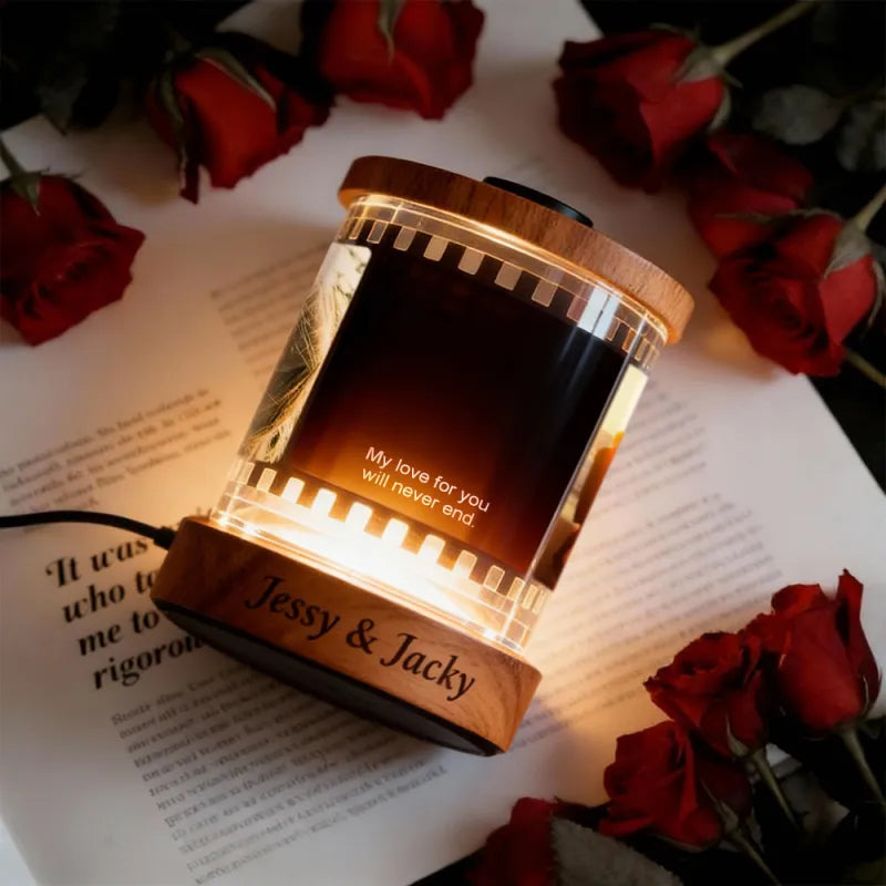 Personalized Music Film Night Light - Gift For Couples