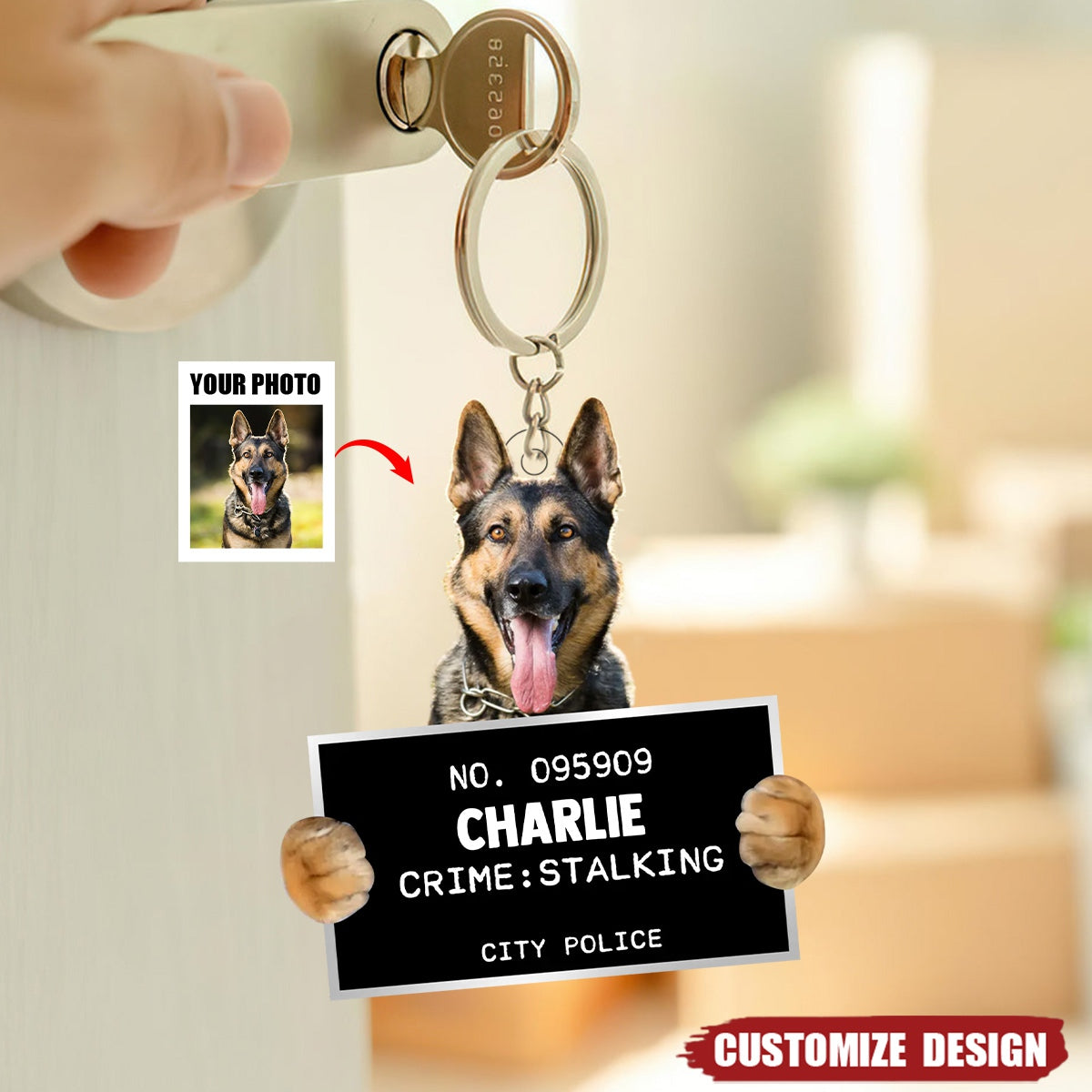 Custom Photo What Greater Gift Than The Love Of A Cat - Dog &amp; Cat Personalized Acrylic Keychain
