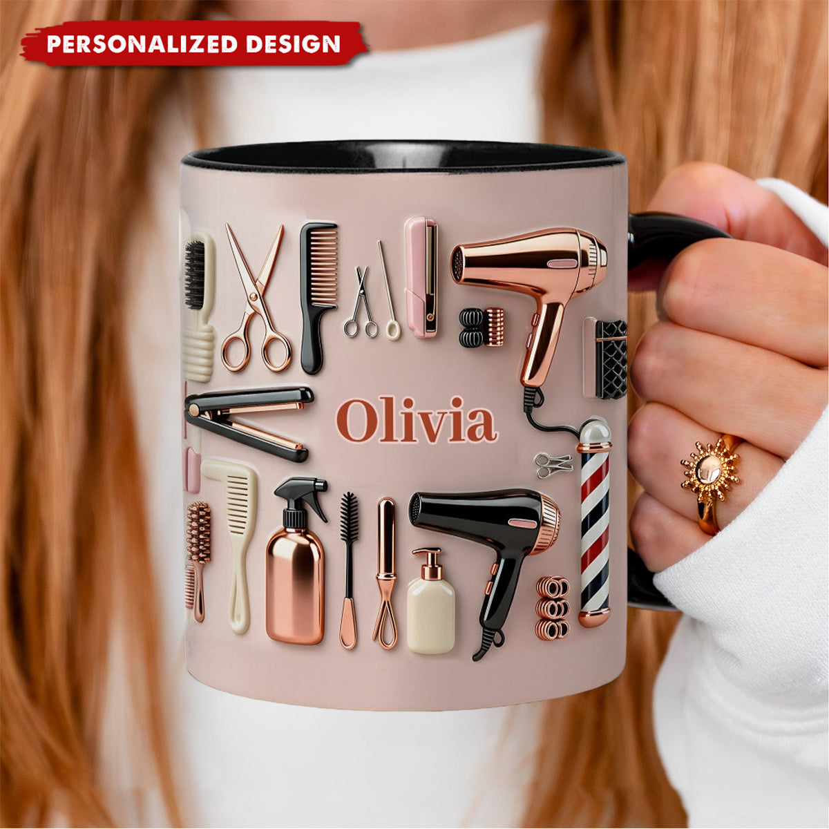 Proud Hair Stylist-Personalized Hairdresser Mug