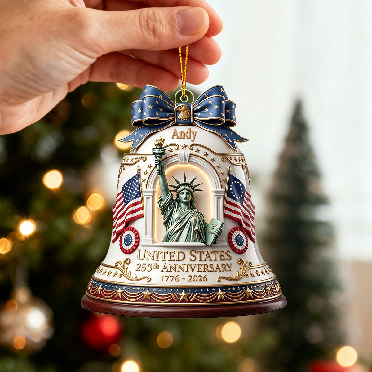 250th Anniversary of Americana Ornament Independence Day Gift