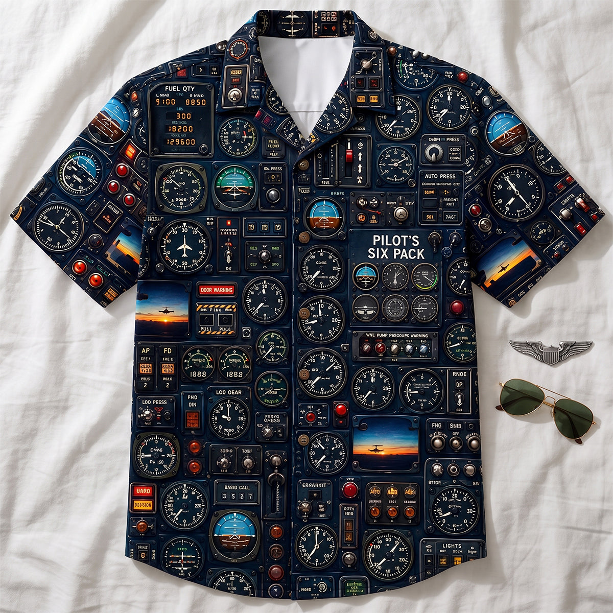 Six Packs of Pilots Hawaiian Shirt - Personalized Gifts For Pilots