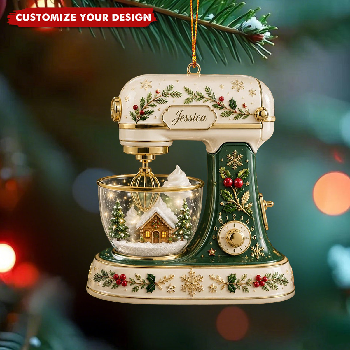 Personalized Stand Mixer Ornament-Baking Gift For Baker-New Release