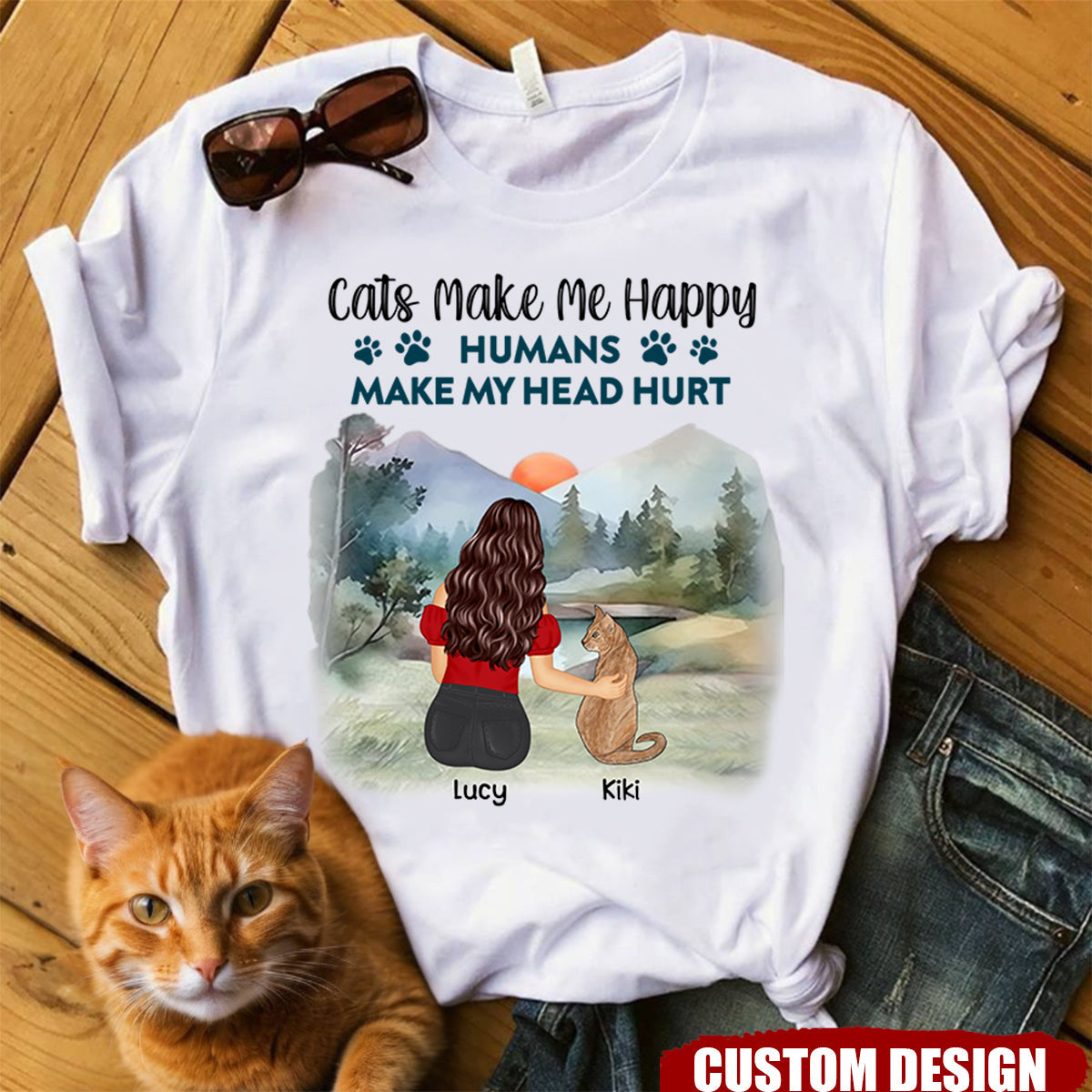 A Bond That Can&#39;t Be Broken - Gift For Cat, Dog Lovers - Personalized Shirt
