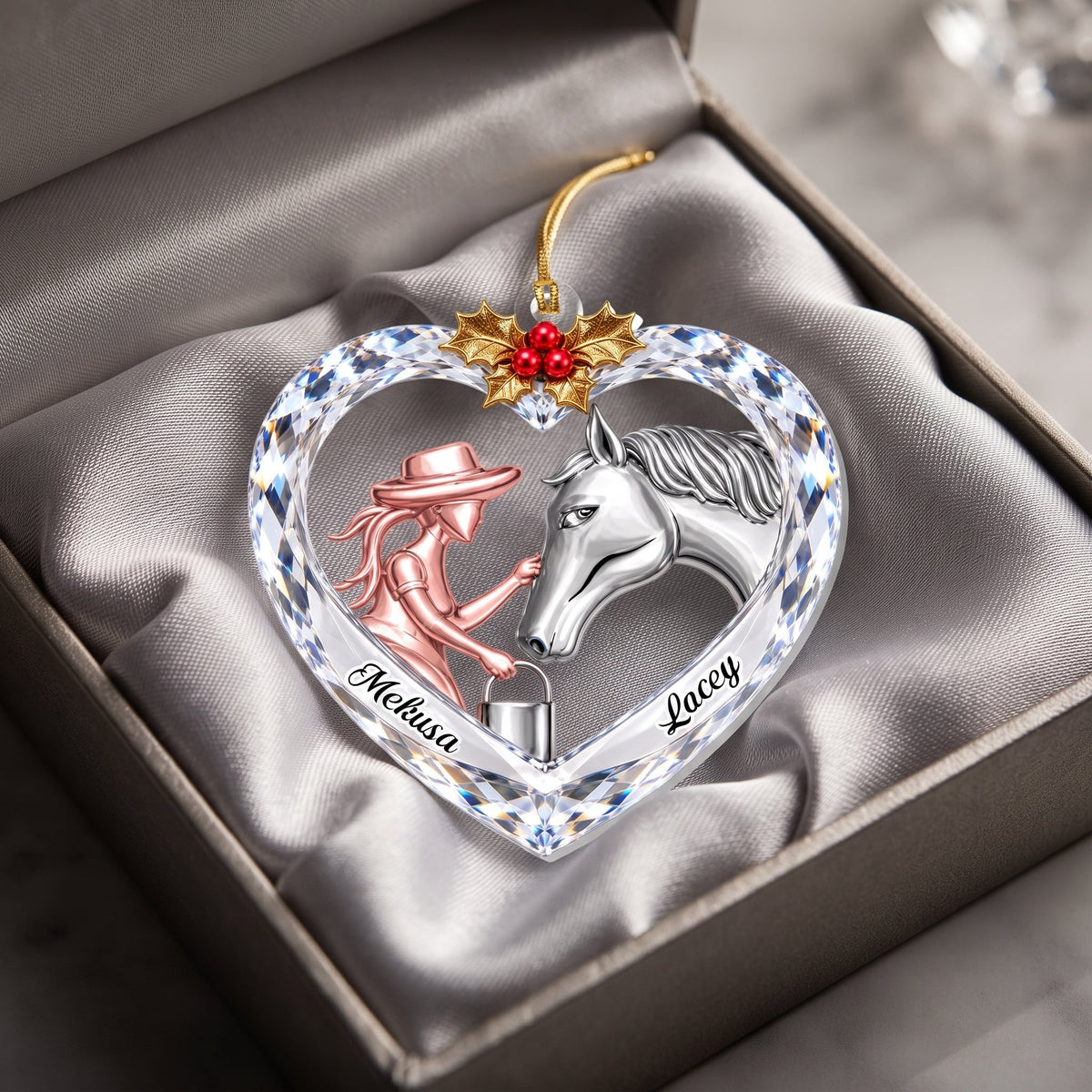 Forever Bound By Love - Personalized Acrylic Ornament