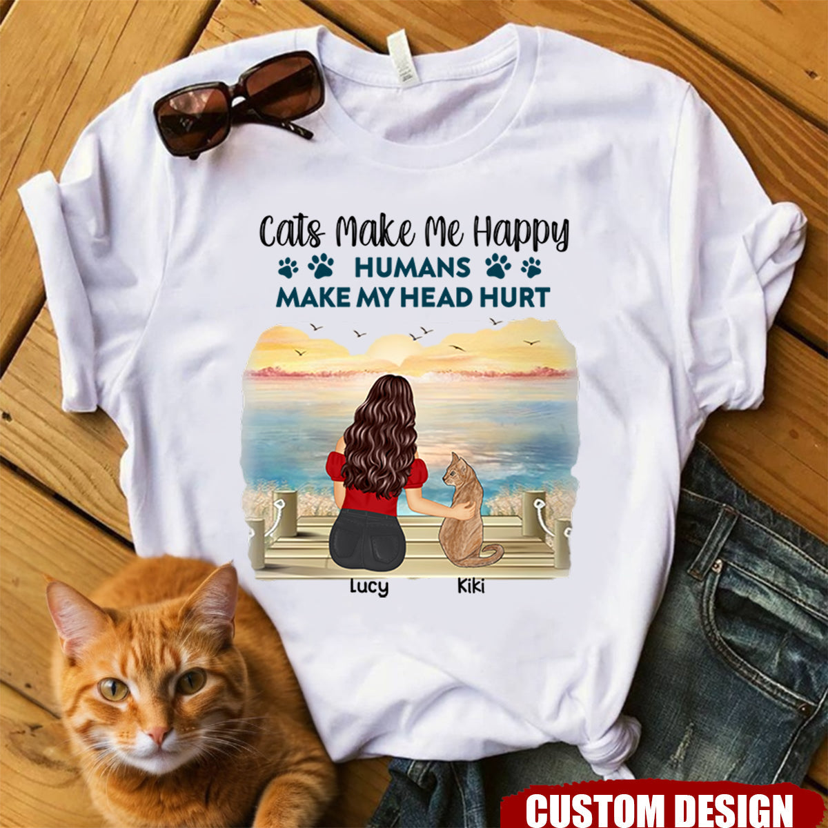 A Bond That Can&#39;t Be Broken - Gift For Cat, Dog Lovers - Personalized Shirt