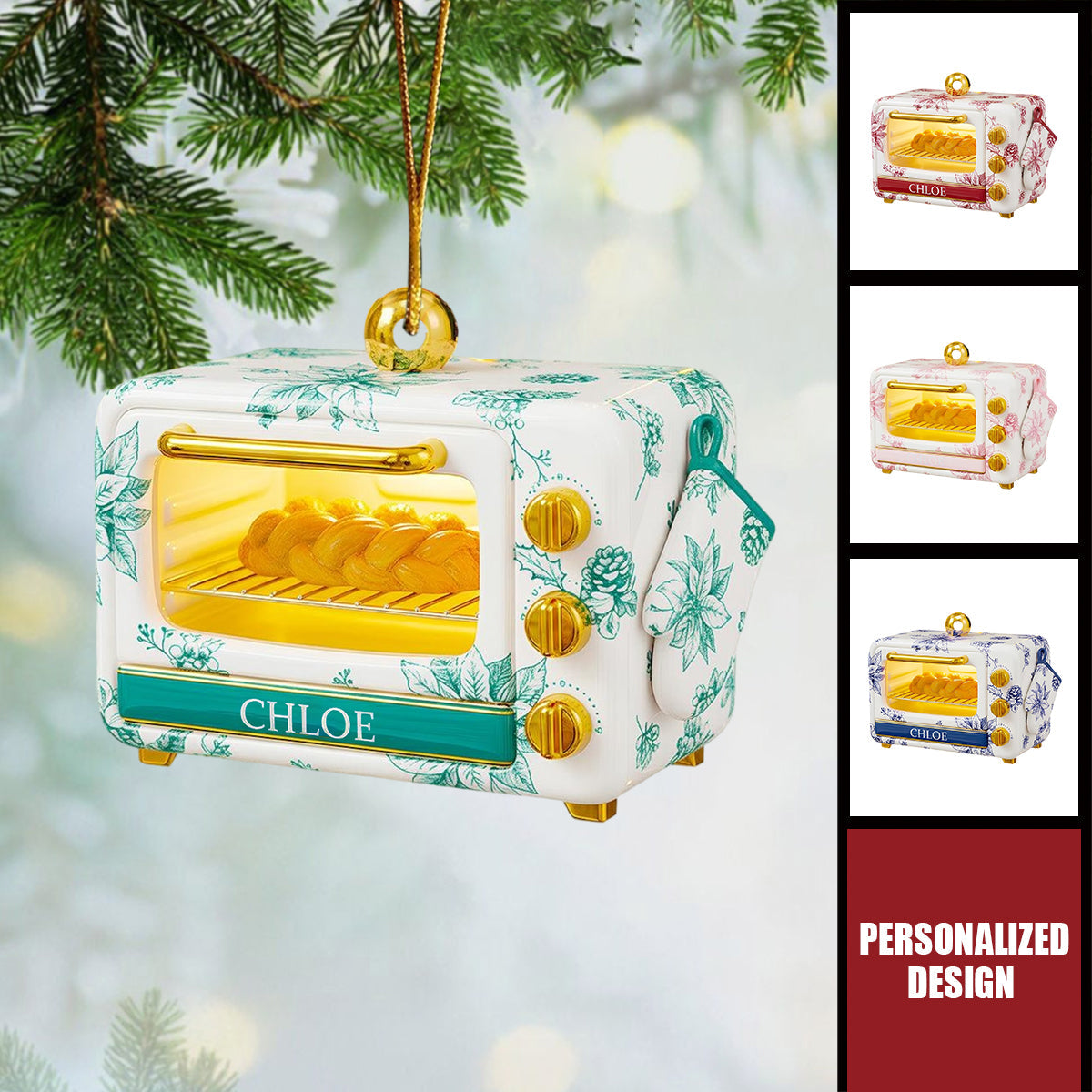 Personalized Baking Oven Christmas Ornament-Gifts For Bakers