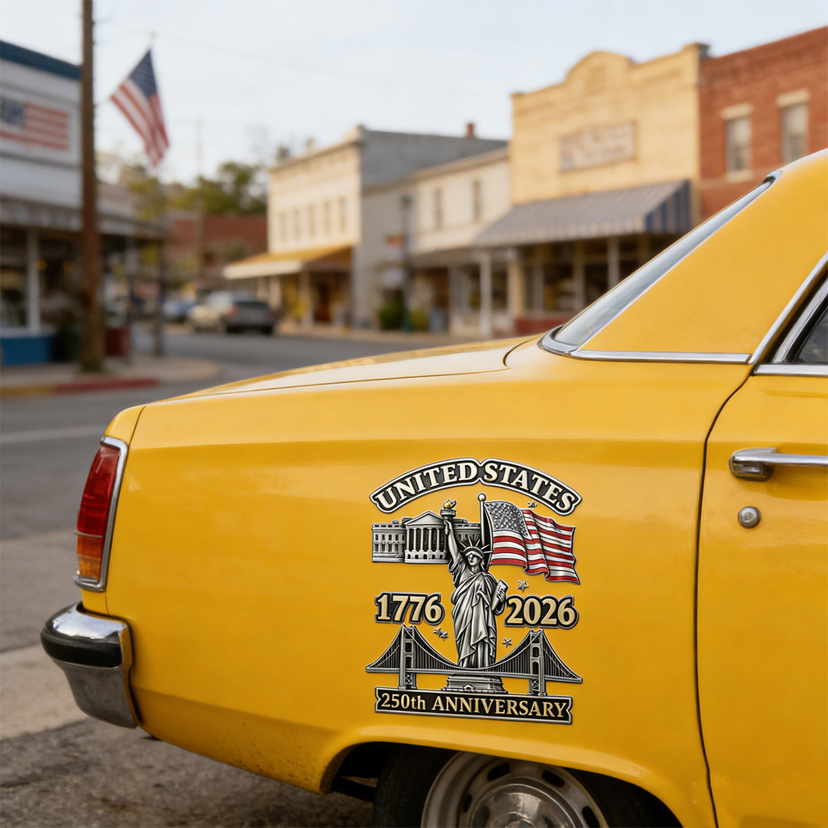 250th Anniversary - Car Window Decal Sticker