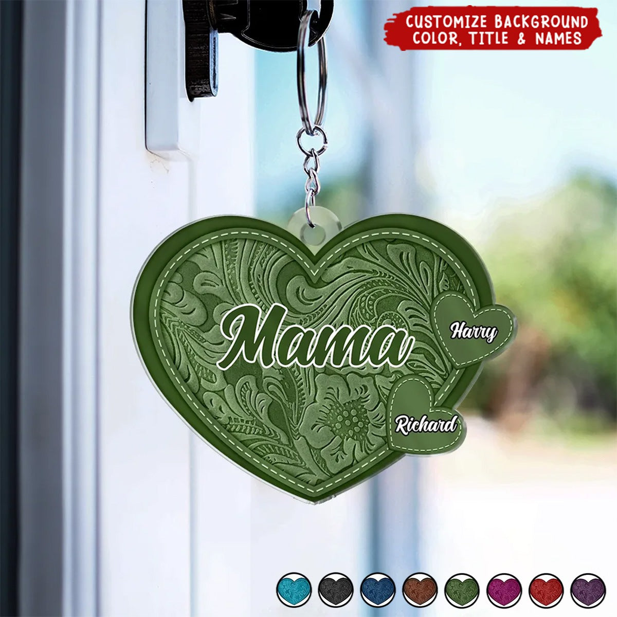 Grandma&#39;s Little Sweethearts - Personalized Cutout Acrylic Keychain