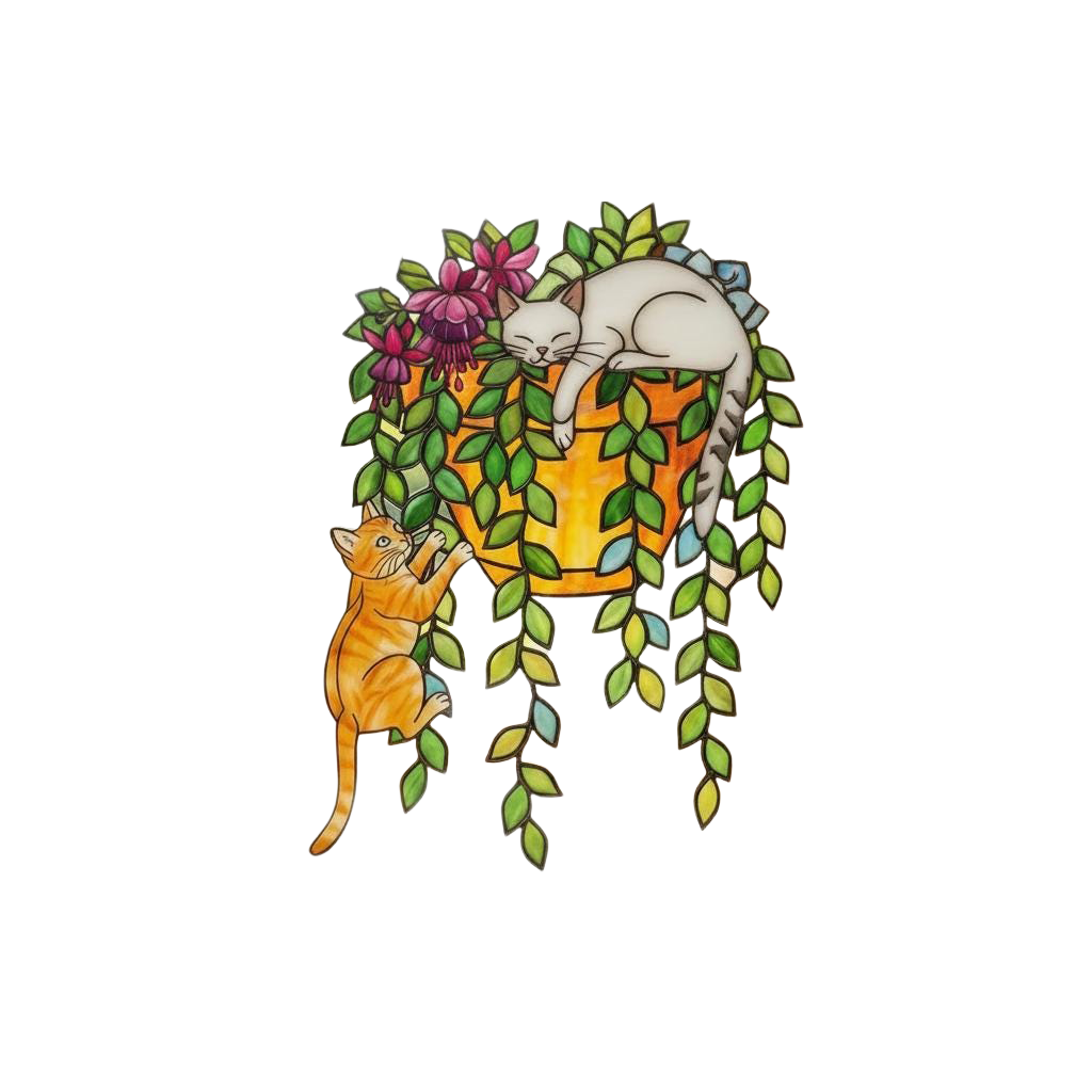 Cat Breed Suncatcher-Holographic Window Hanging for Cat Lovers