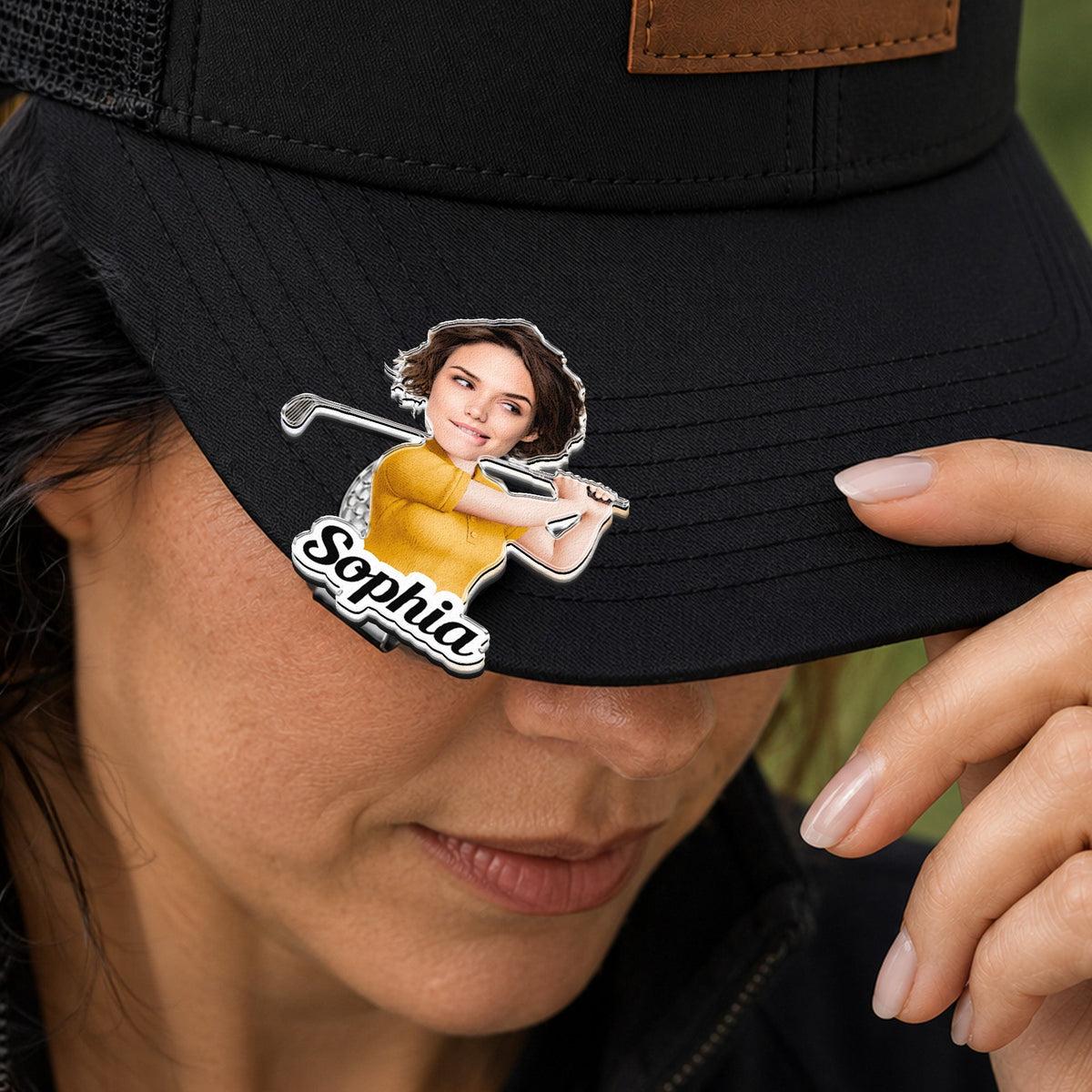 Golf Character And Name Gift For Golf Players, Golf Lover - Personalized Golf Ball Marker