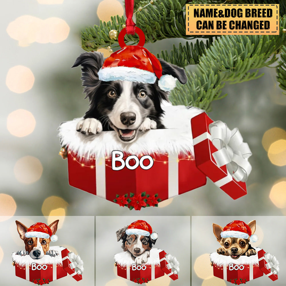 Personalized Dog Christmas Ornament Best Gift For Dog Lovers