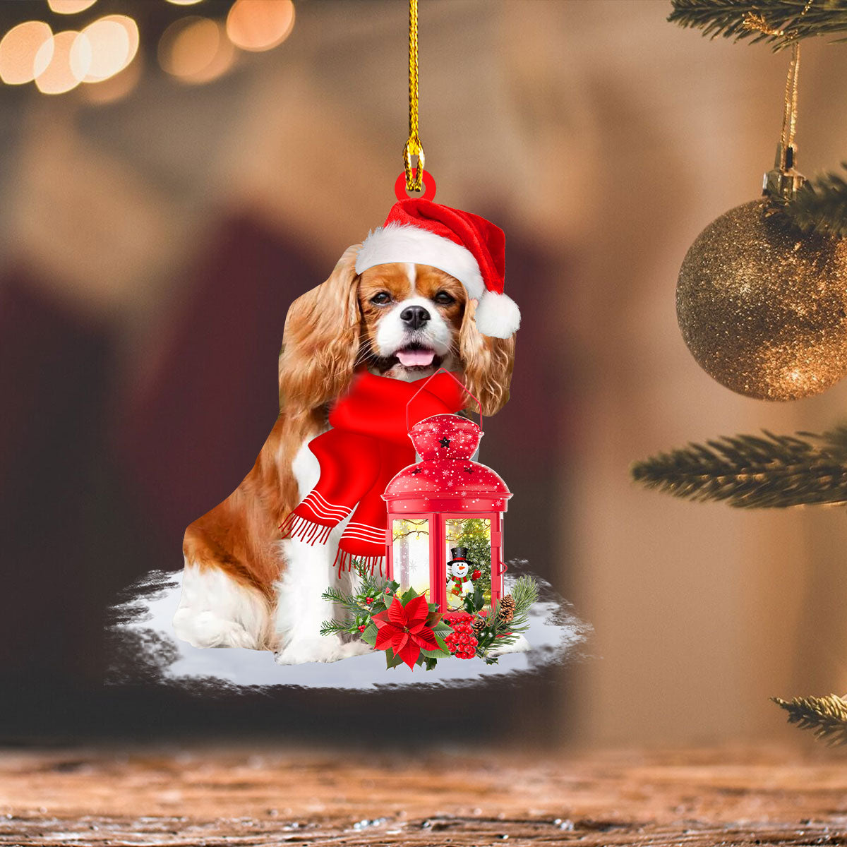 Cavalier King Charles - Christmas Present Ornament