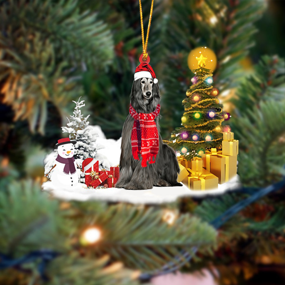 Afghan Hound (5) Christmas Ornament