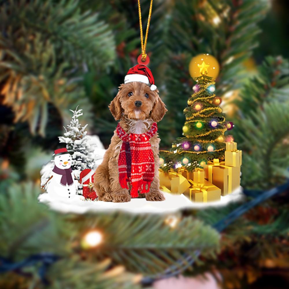 Cockapoo Christmas Ornament