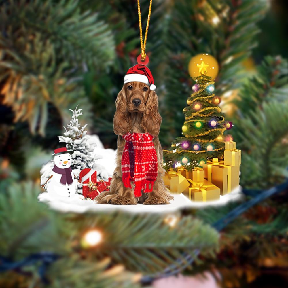 Cocker Spaniel Christmas Ornament