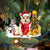 Corgi Christmas Ornament