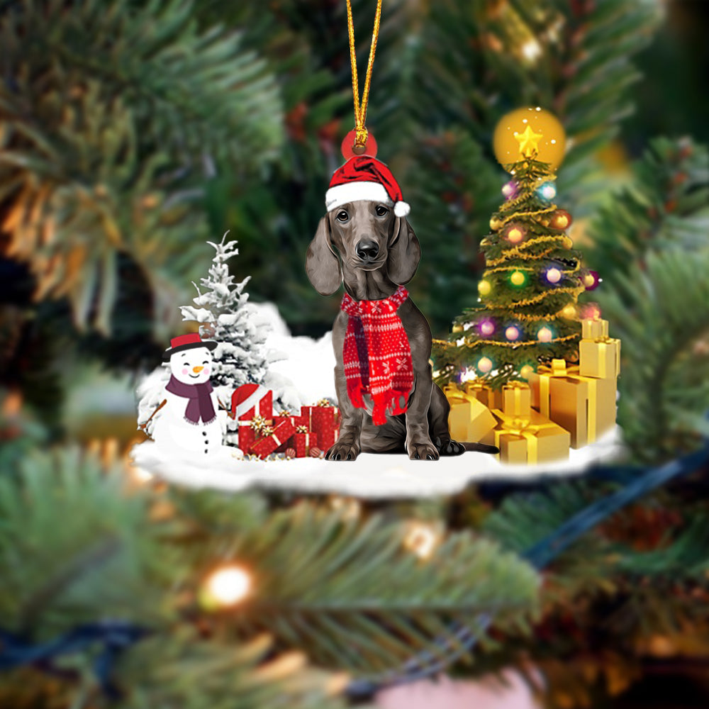 Dachshund  (3) Christmas Ornament