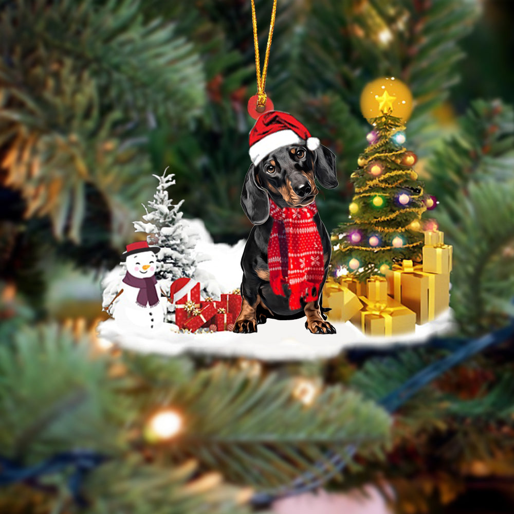 Dachshund  (5) Christmas Ornament
