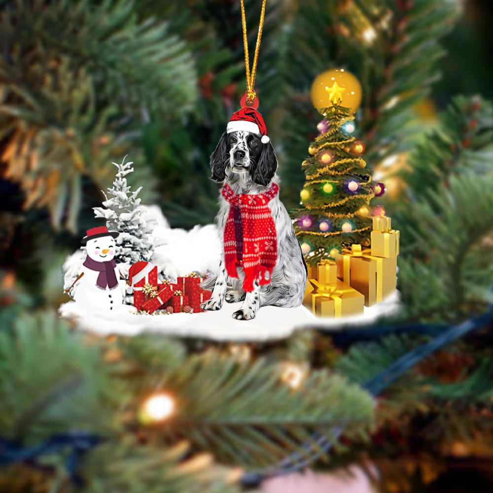 English Springer Spaniel  (2) Christmas Ornament