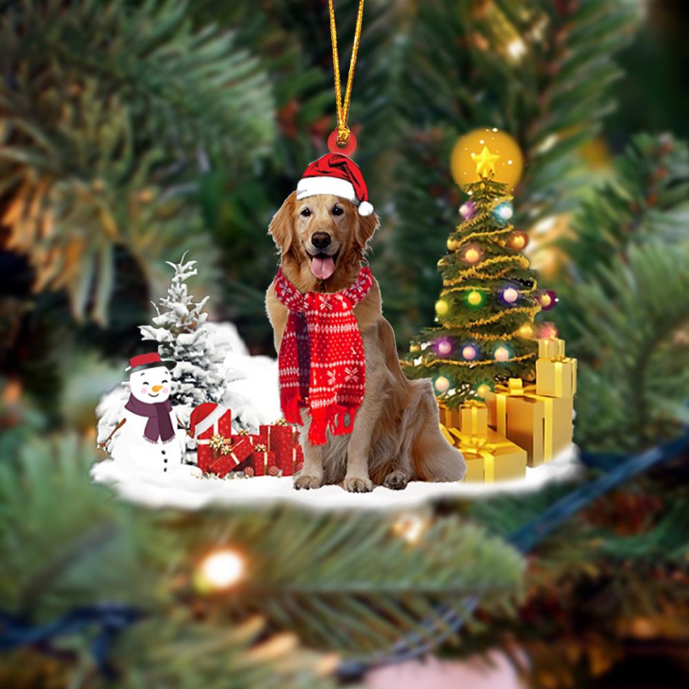 Golden Retriever 02 Christmas Ornament