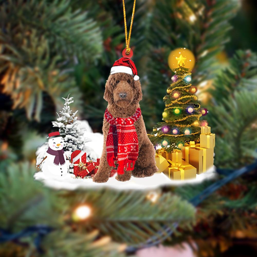 Goldendoodle Christmas Ornament