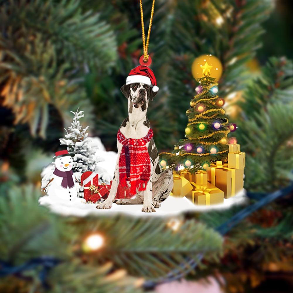 Great Dane Christmas Ornament