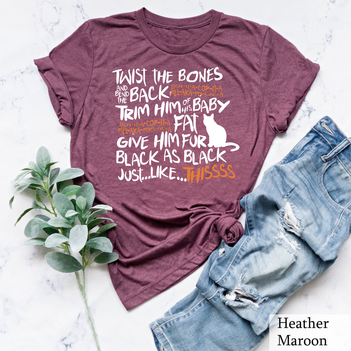 Twist The Bones Shirt Gift For Halloween, Halloween Cat Shirt, Witch Spell Tee, Hocus Pocus Shirt Gift