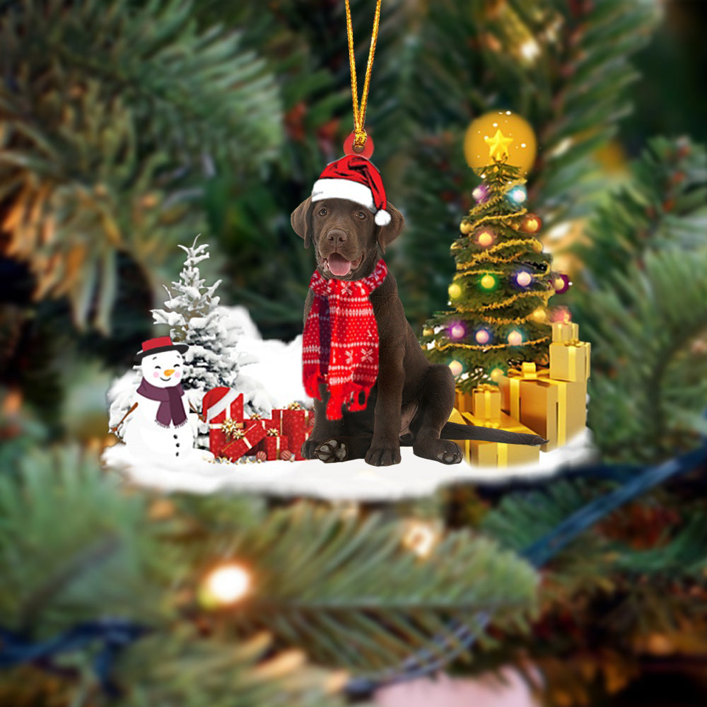 Labrador Retriever  (3) Christmas Ornament