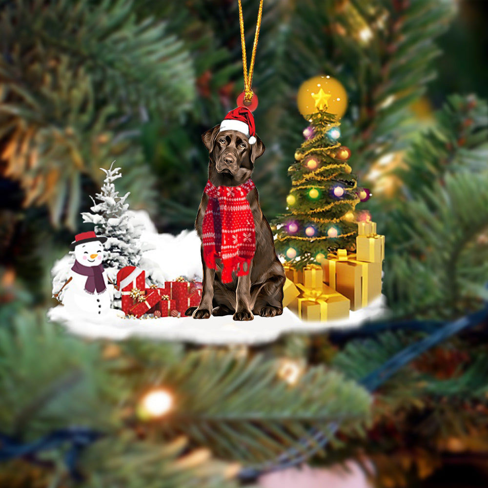 Labrador Retriever  (5) Christmas Ornament