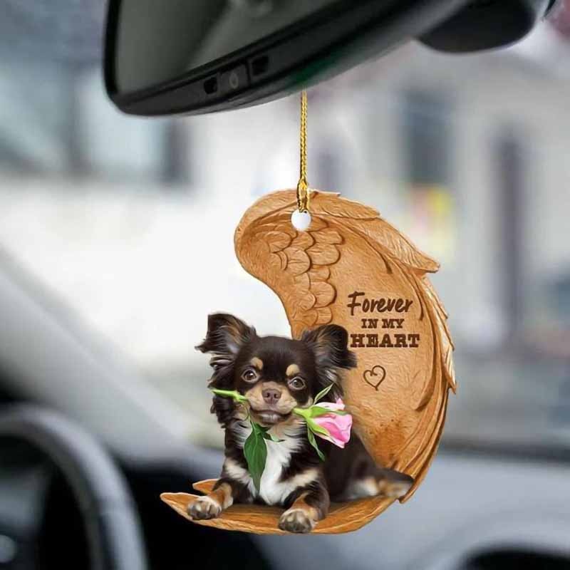 Cute Angel Dogs Car Hanging Ornament Pendant Keychains