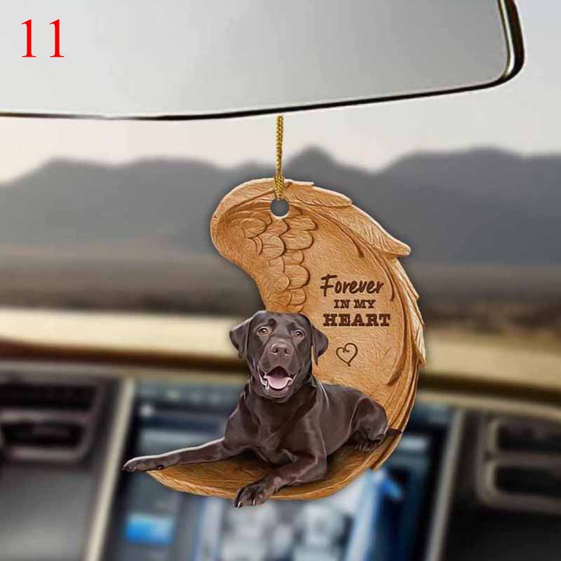 Cute Angel Dogs Car Hanging Ornament Pendant Keychains