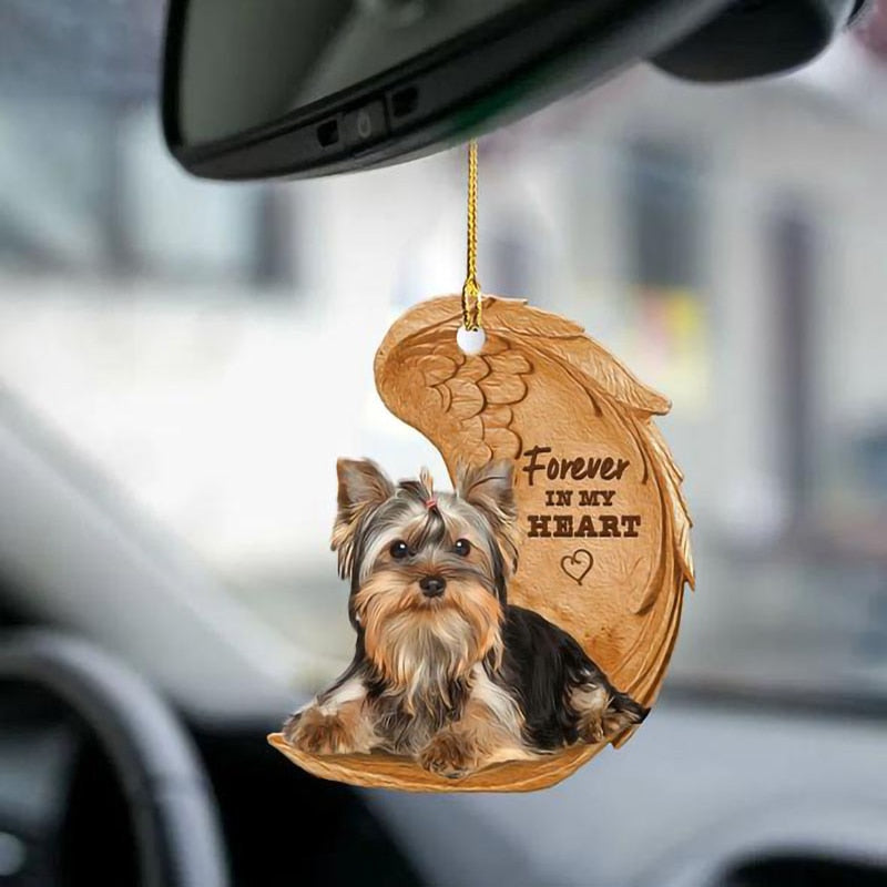 Cute Angel Dogs Car Hanging Ornament Pendant Keychains