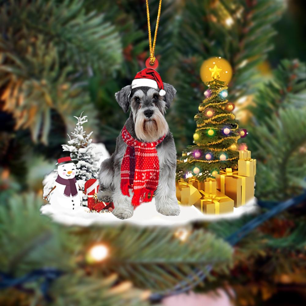Schnauzer Christmas Ornament