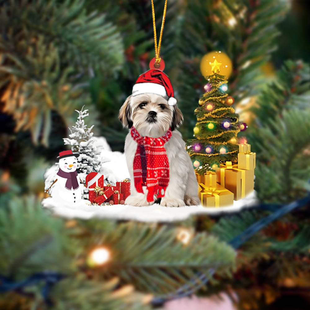 Shih Tzu  (1) Christmas Ornament