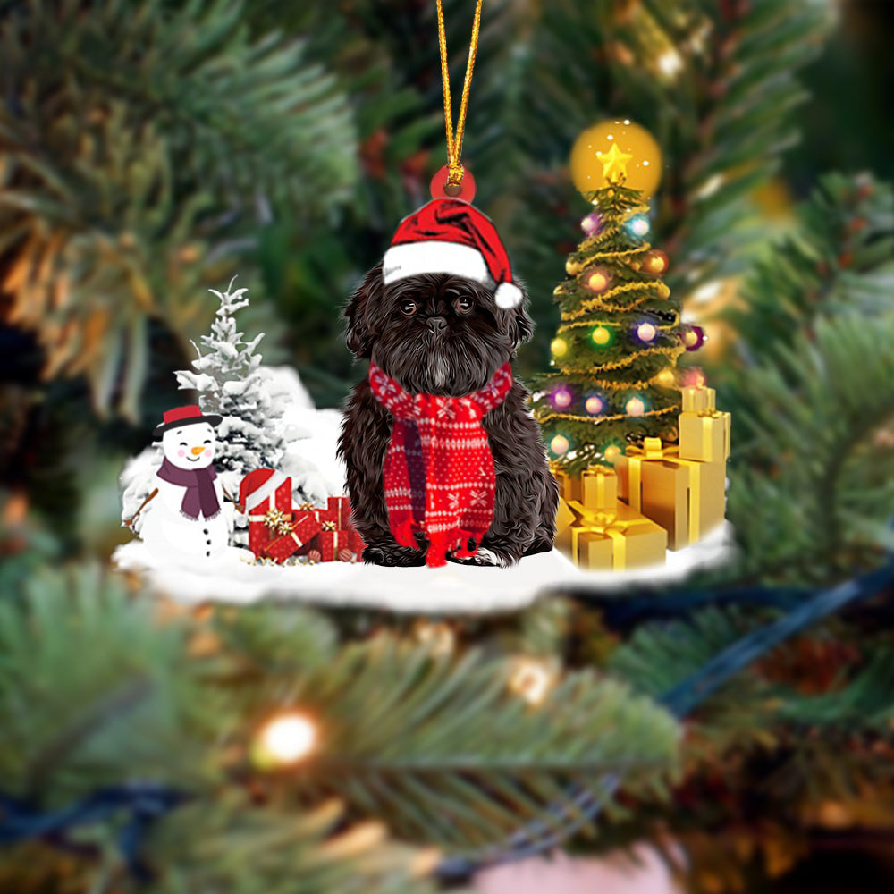 Shih Tzu  (4) Christmas Ornament