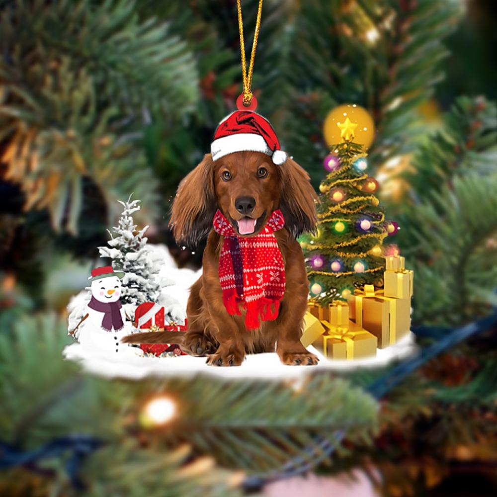 Dachshund Christmas Ornament